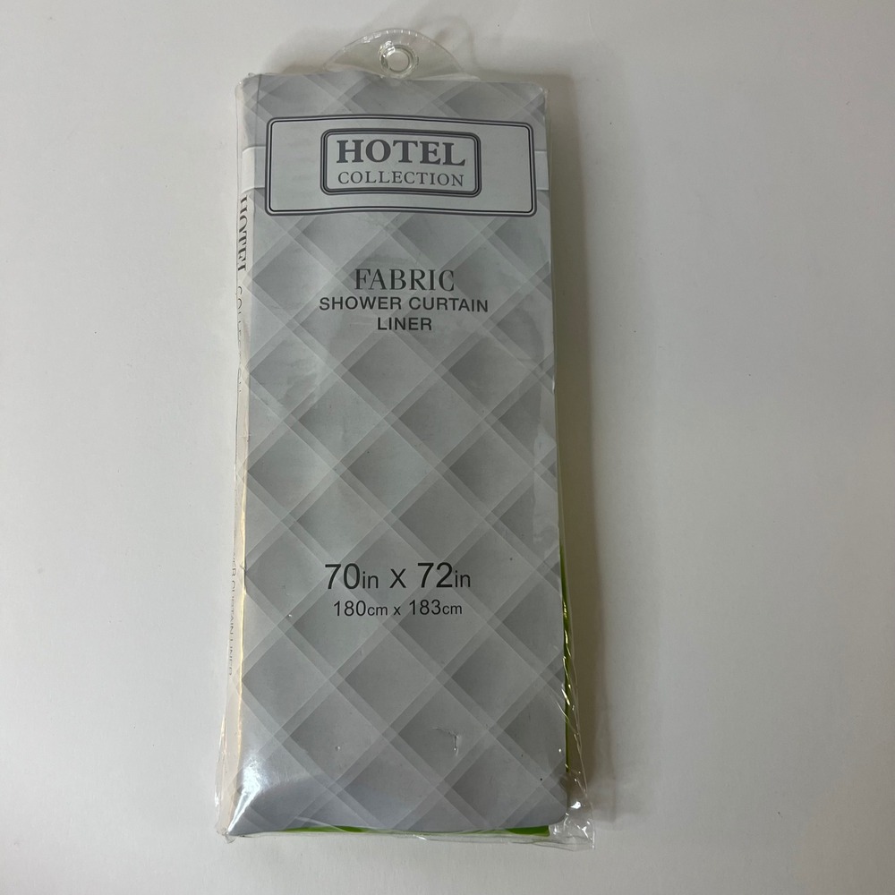 Hotel Collection Fabric Shower Curtain Lime Green 70 x‎ 72"